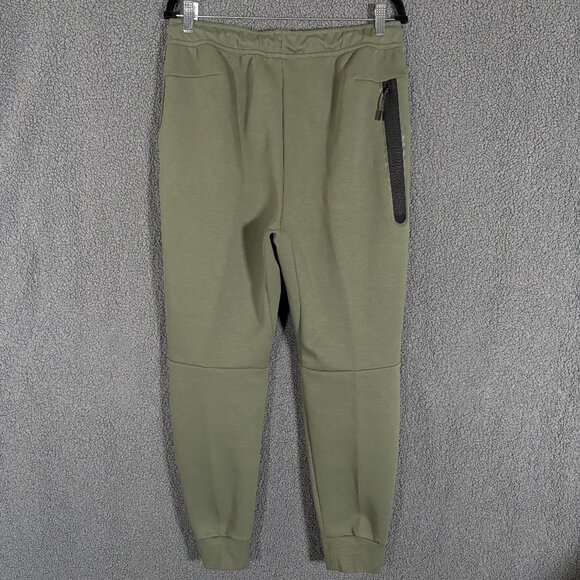 Nike Tech Fleece Jogger Pants - Men's Size M - Green - Picture 3 of 8